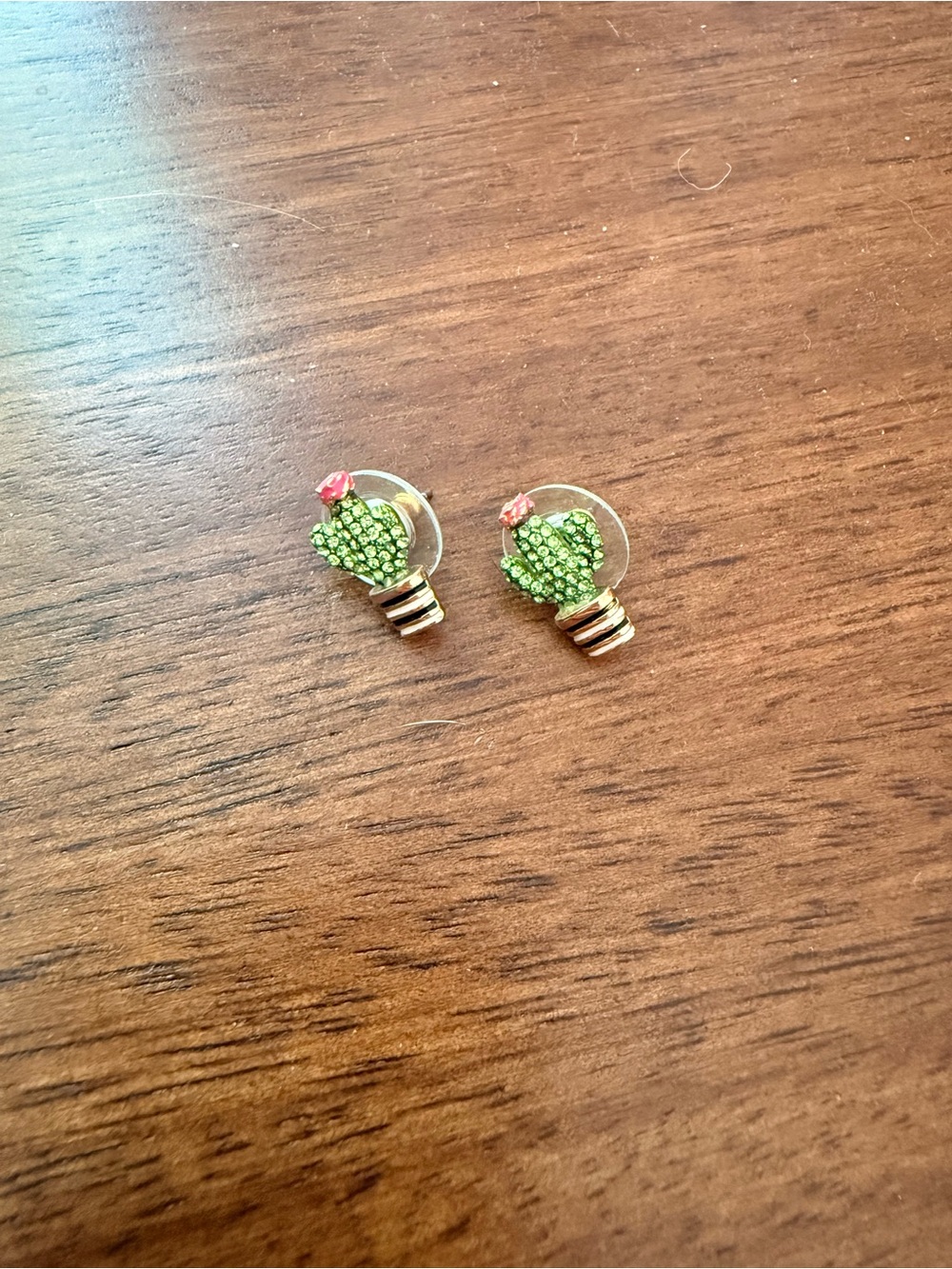 Kate Spade Green Cactus Stud Earrings